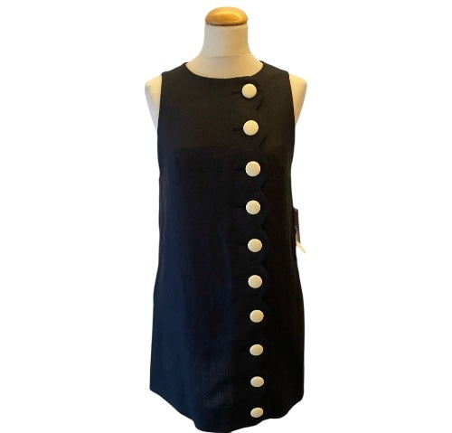 LISA MARIE FERNANDEZ Linen Black Dress Size 1/S