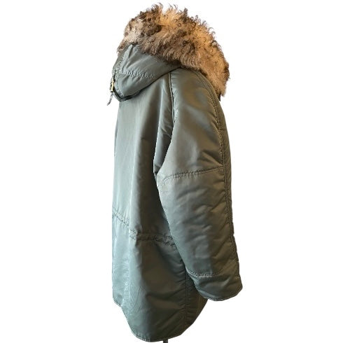 CELINE Fur-Trim Parka Size M