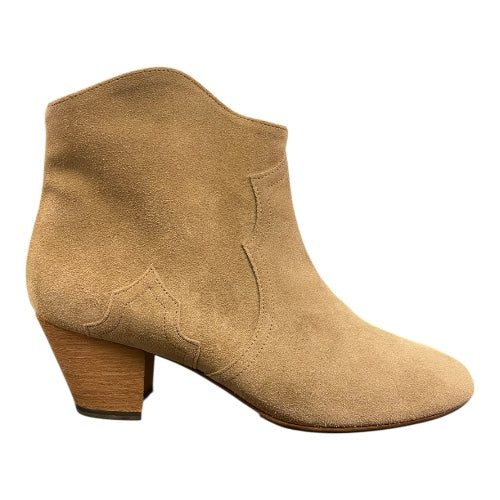 ISABEL MARANT Dicker Suede Ankle Boots Size FR 40