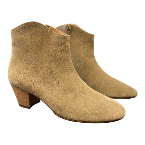 ISABEL MARANT Dicker Suede Ankle Boots Size FR 40