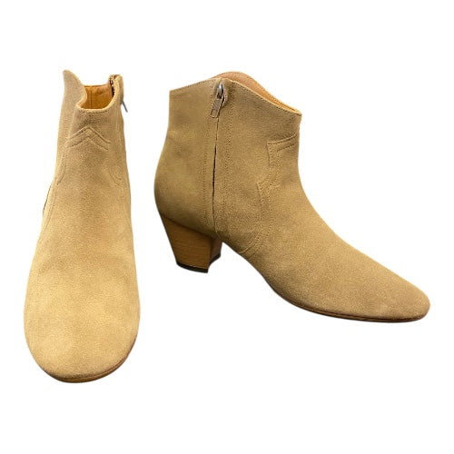 ISABEL MARANT Dicker Suede Ankle Boots Size FR 40