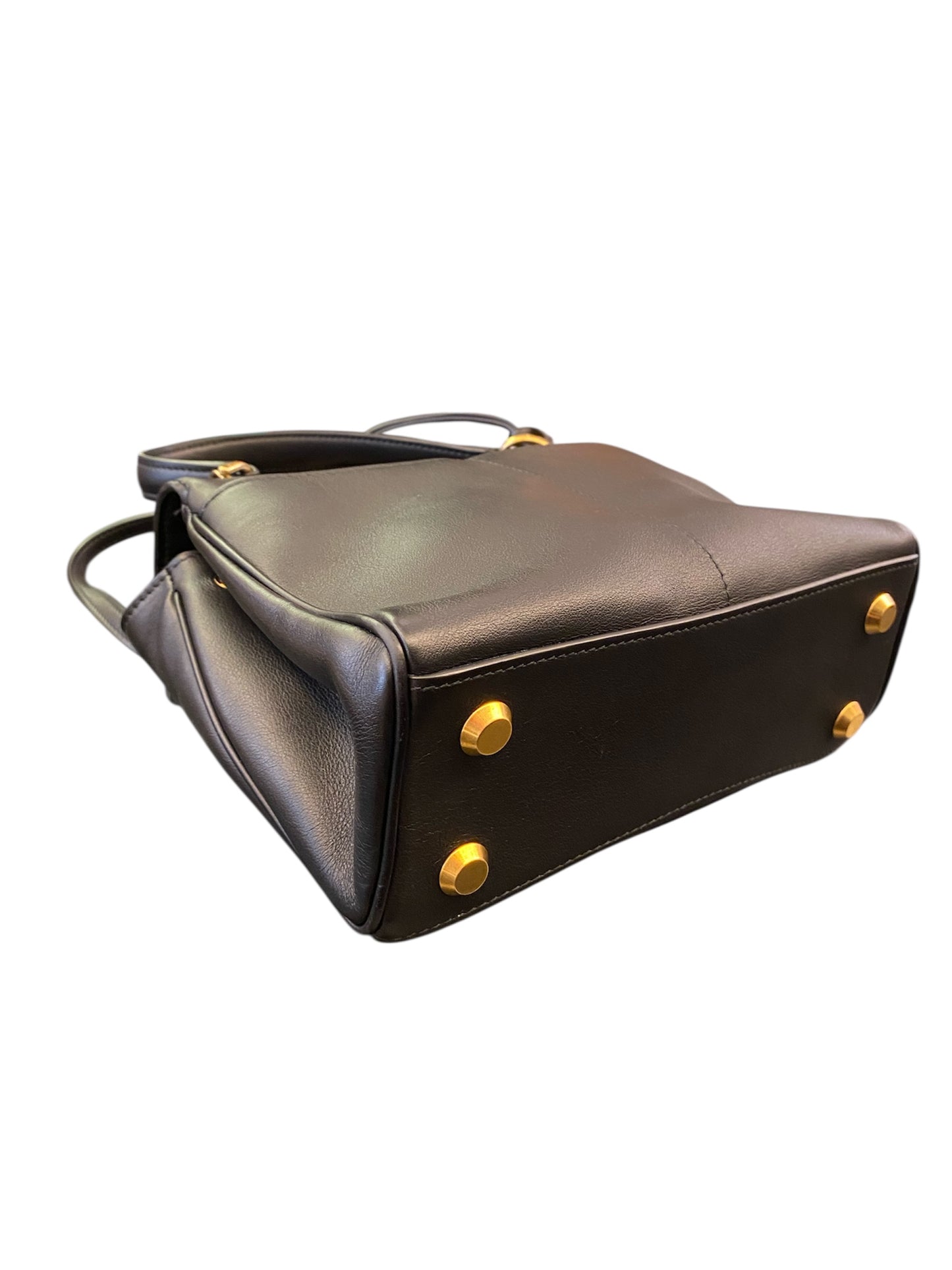 BALENCIAGA Rodeo Mini Leather Top-Handle Bag
