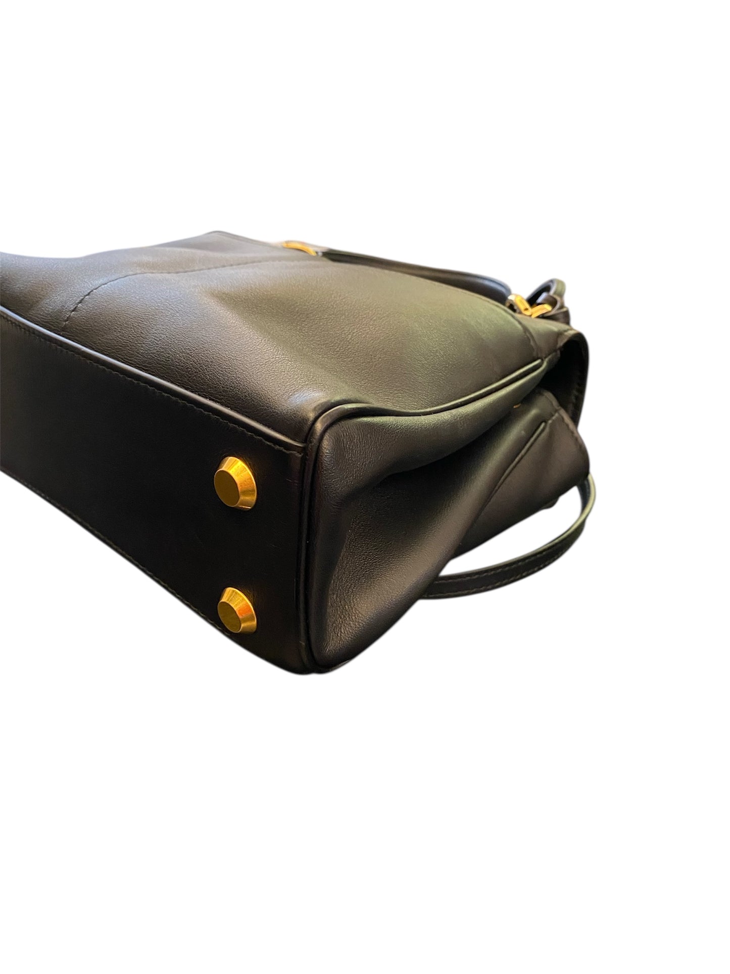 BALENCIAGA Rodeo Mini Leather Top-Handle Bag
