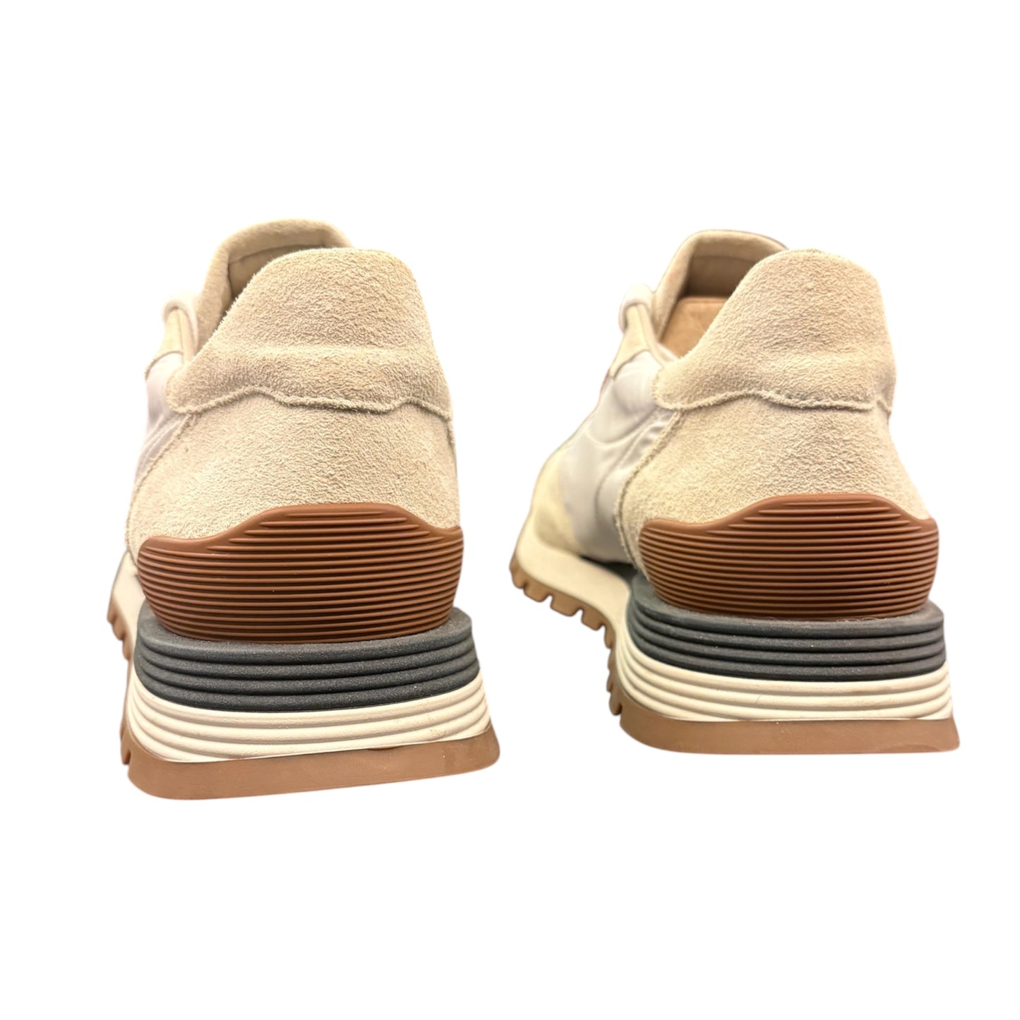 BRUNELLO CUCINELLI Suede & Fabric Sneakers Size 39
