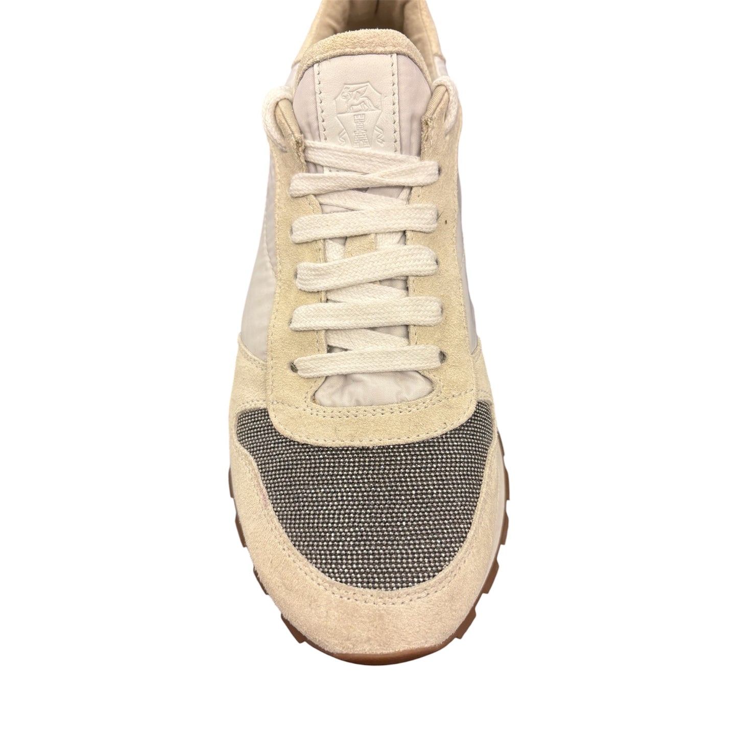 BRUNELLO CUCINELLI Suede & Fabric Sneakers Size 39