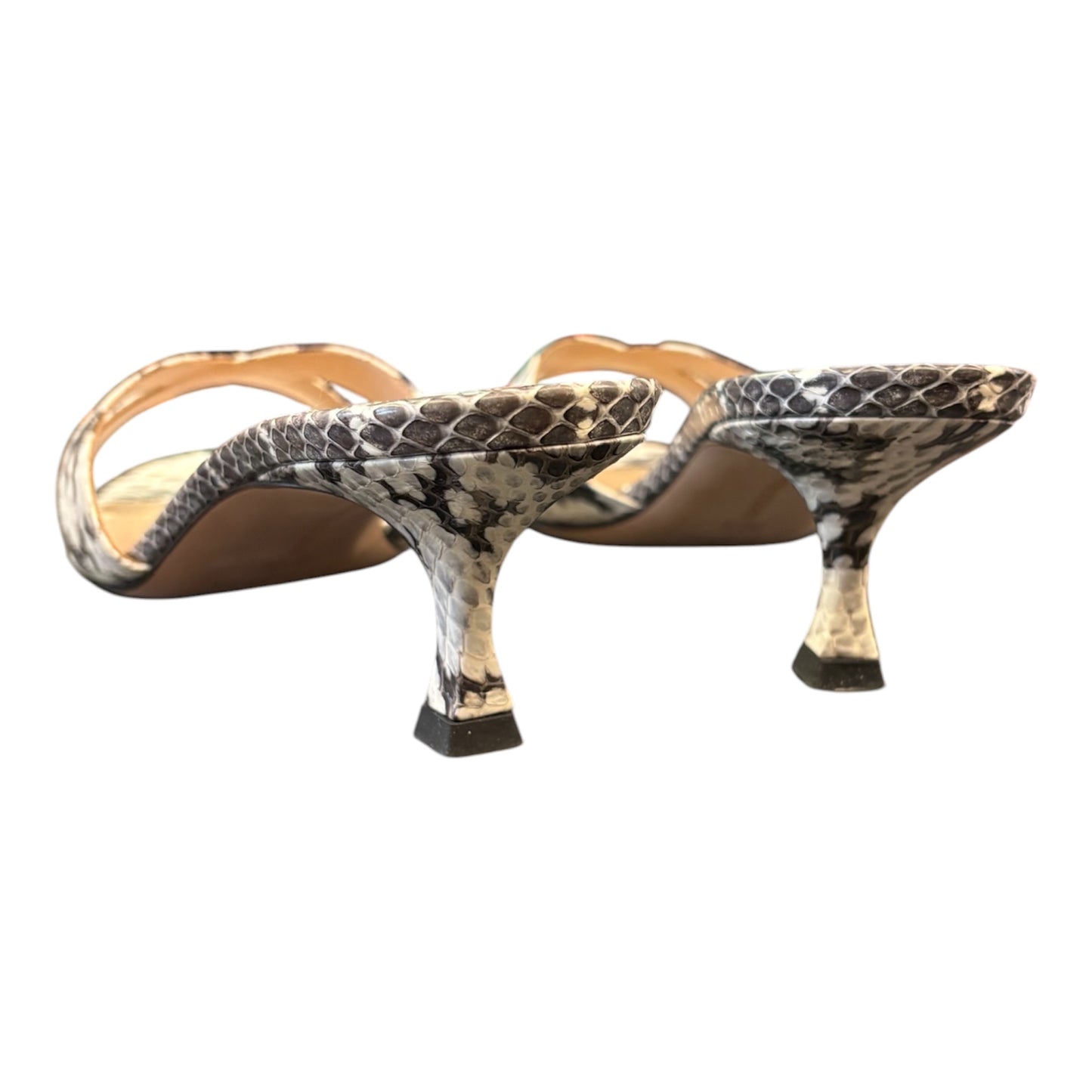 MANOLO BLAHNIK Callamu Mule Sandals Size 39.5