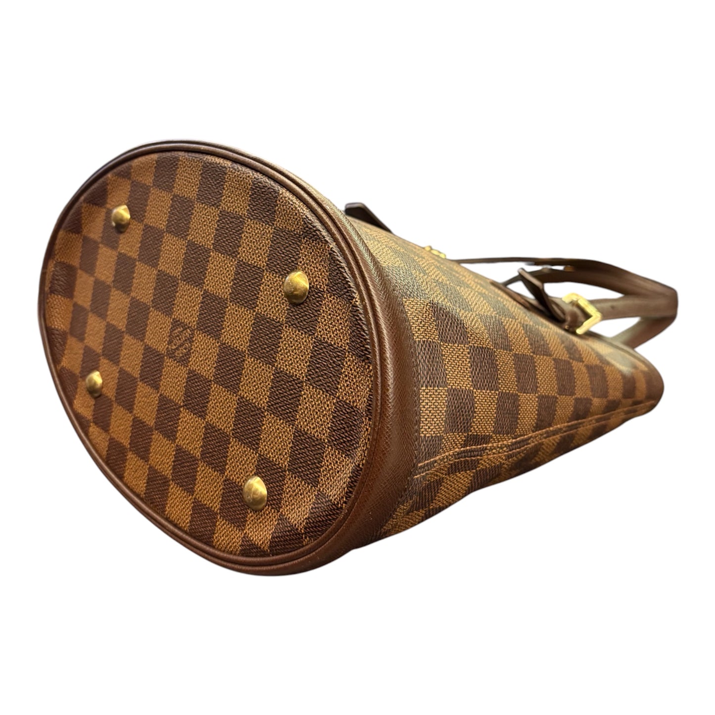 LOUIS VUITTON Damier Ebene Marais Bucket Bag