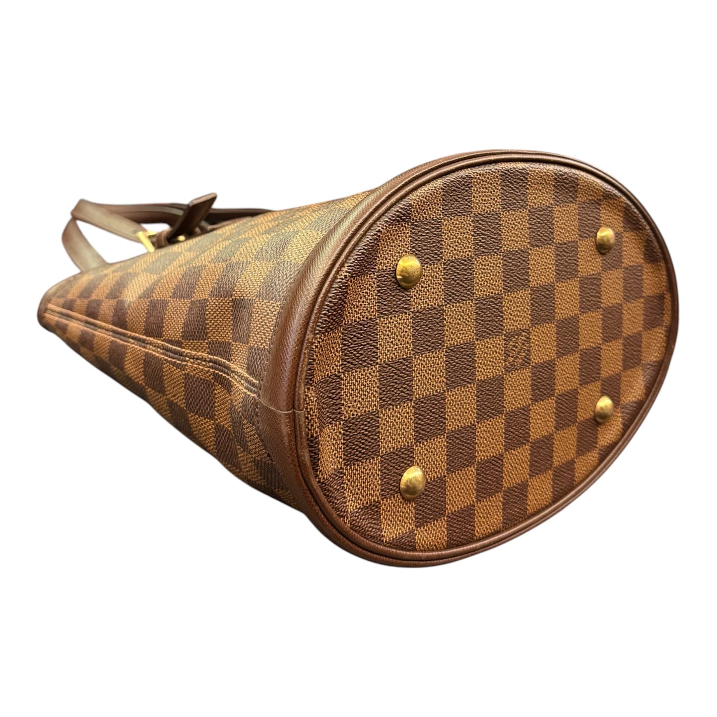 LOUIS VUITTON Damier Ebene Marais Bucket Bag