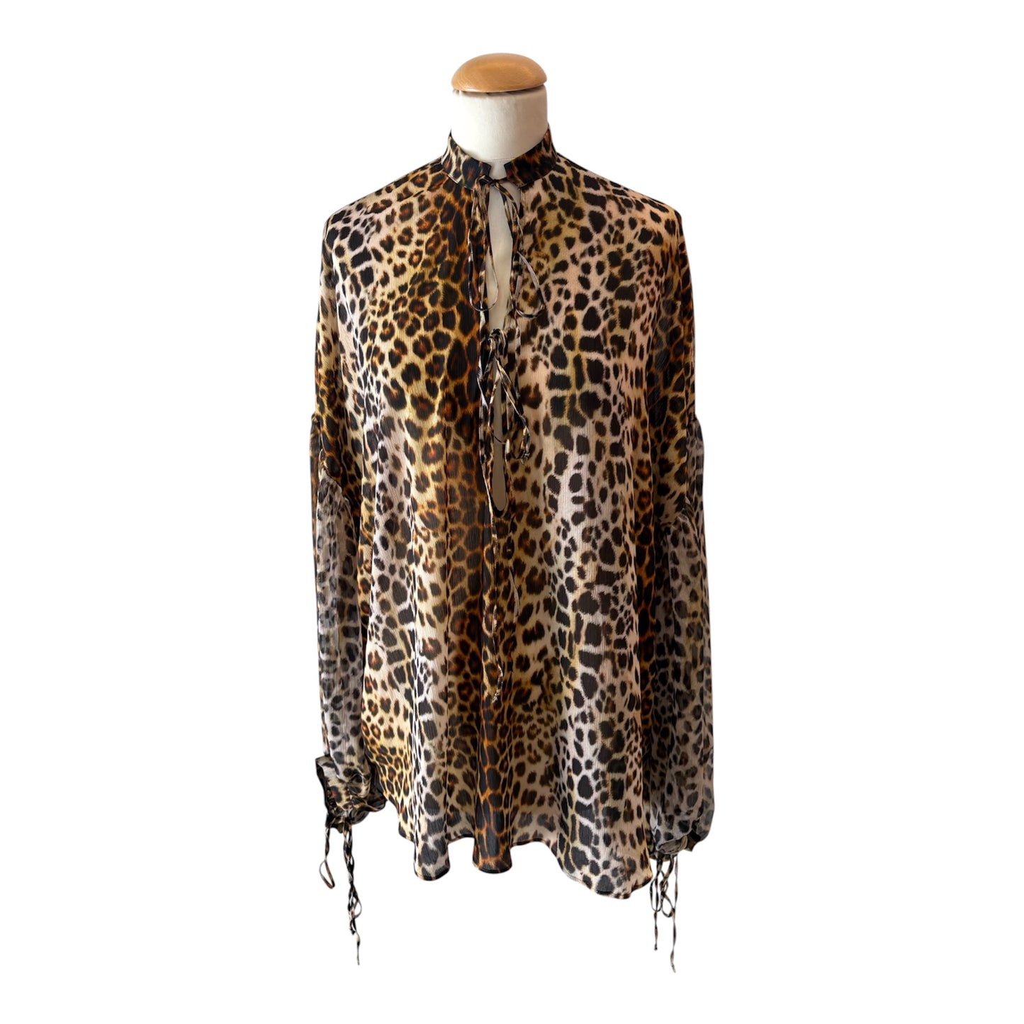 ALEX RIVIÈRE Alessandra Blouse Leopard One Size