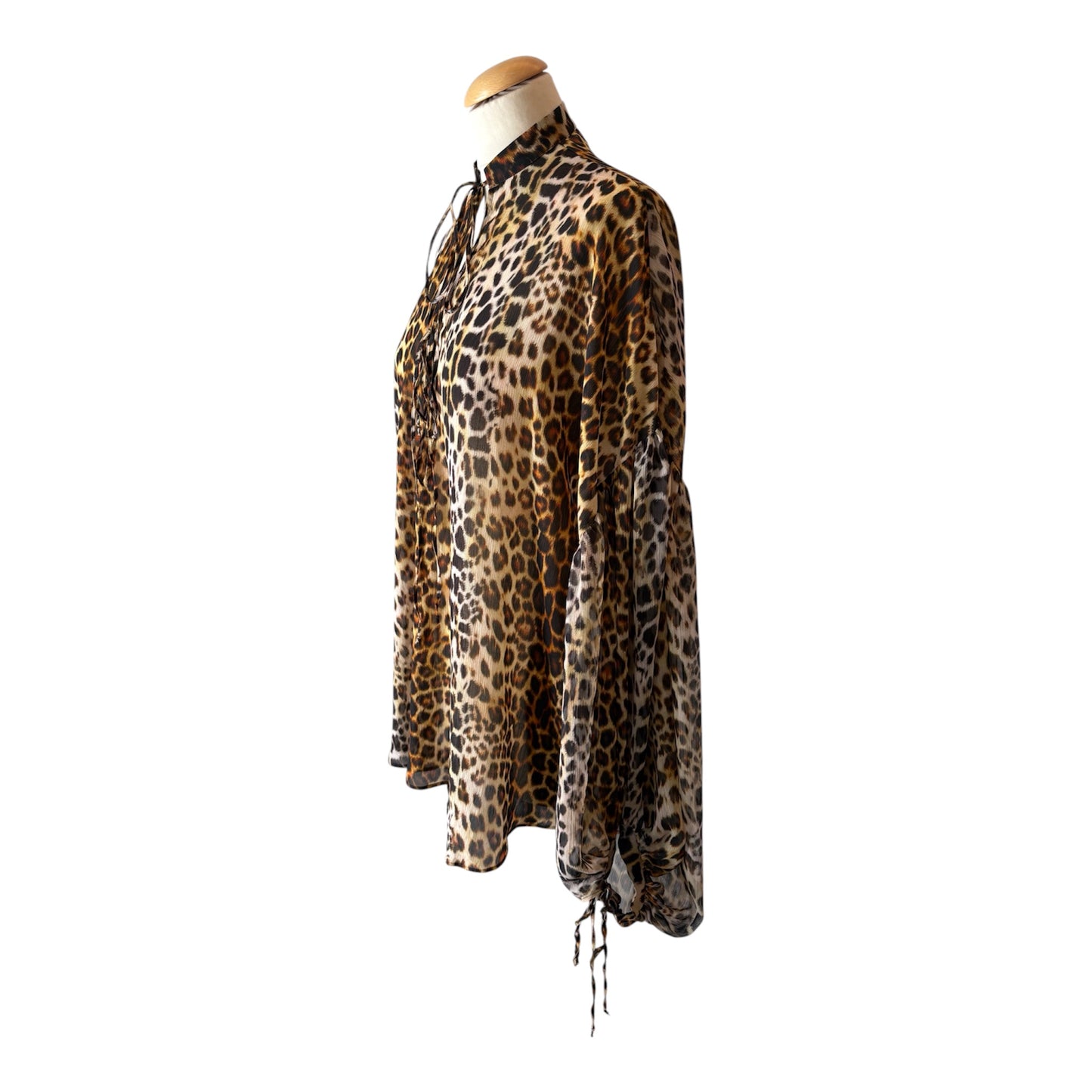 ALEX RIVIÈRE Alessandra Blouse Leopard One Size