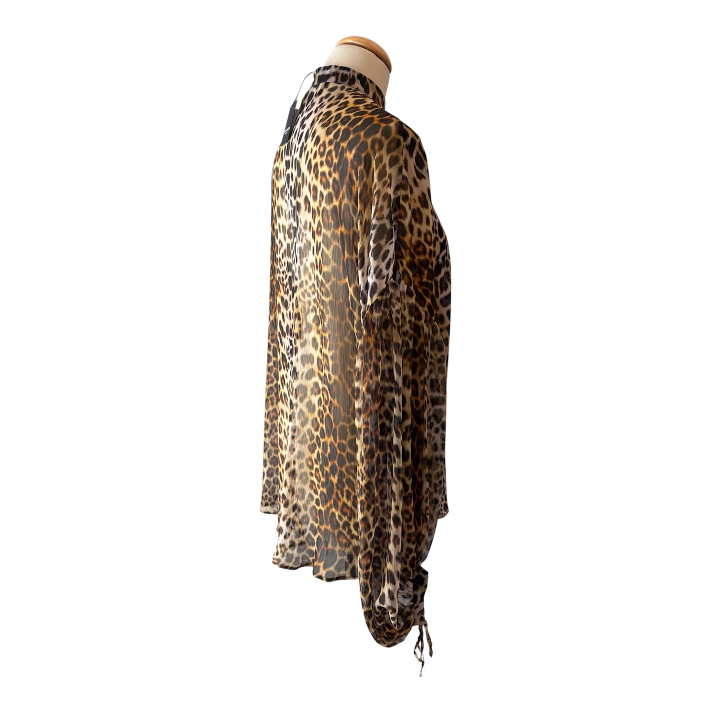 ALEX RIVIÈRE Alessandra Blouse Leopard One Size