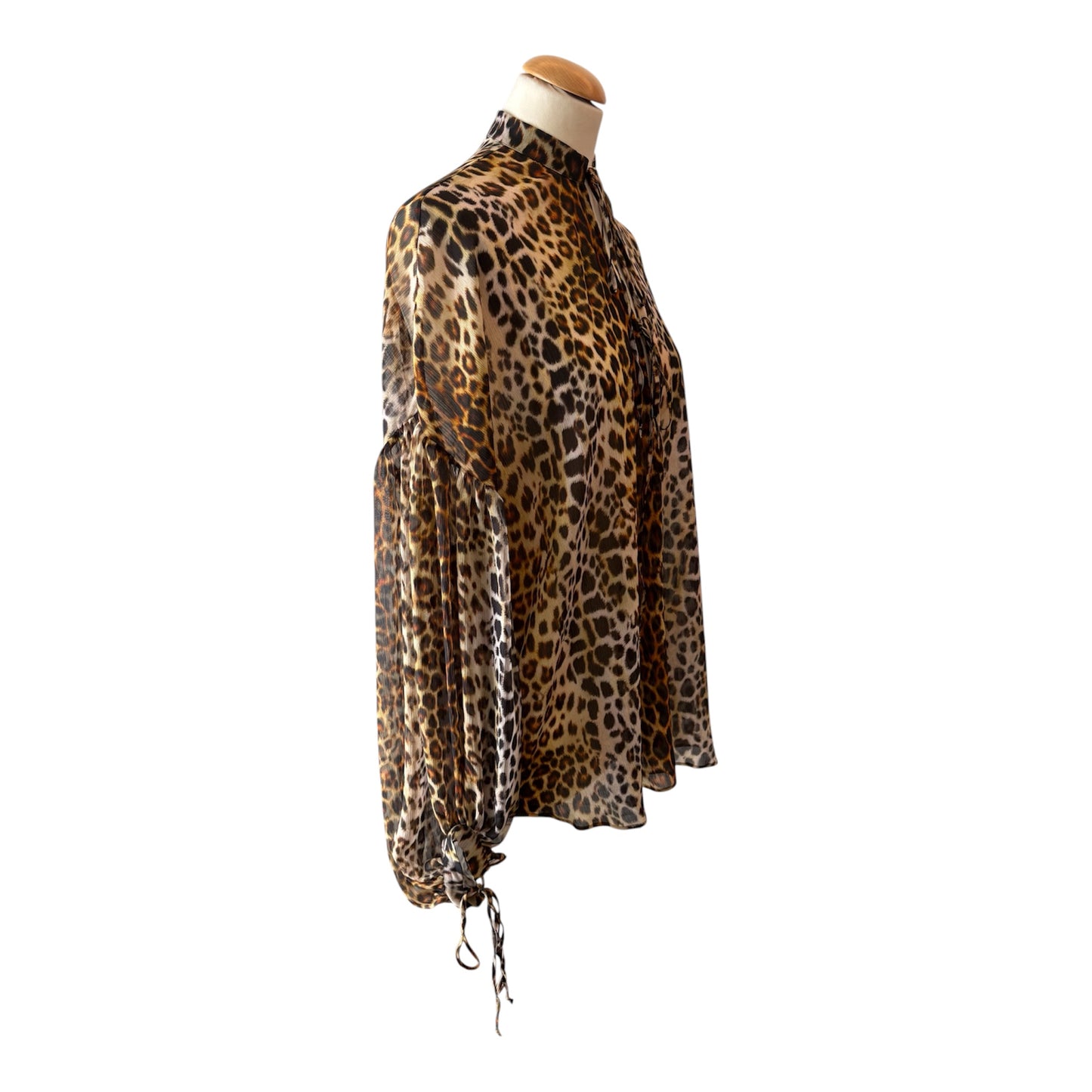 ALEX RIVIÈRE Alessandra Blouse Leopard One Size
