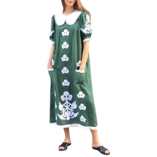VITA KIN Daisy Midi Dress Green Size S