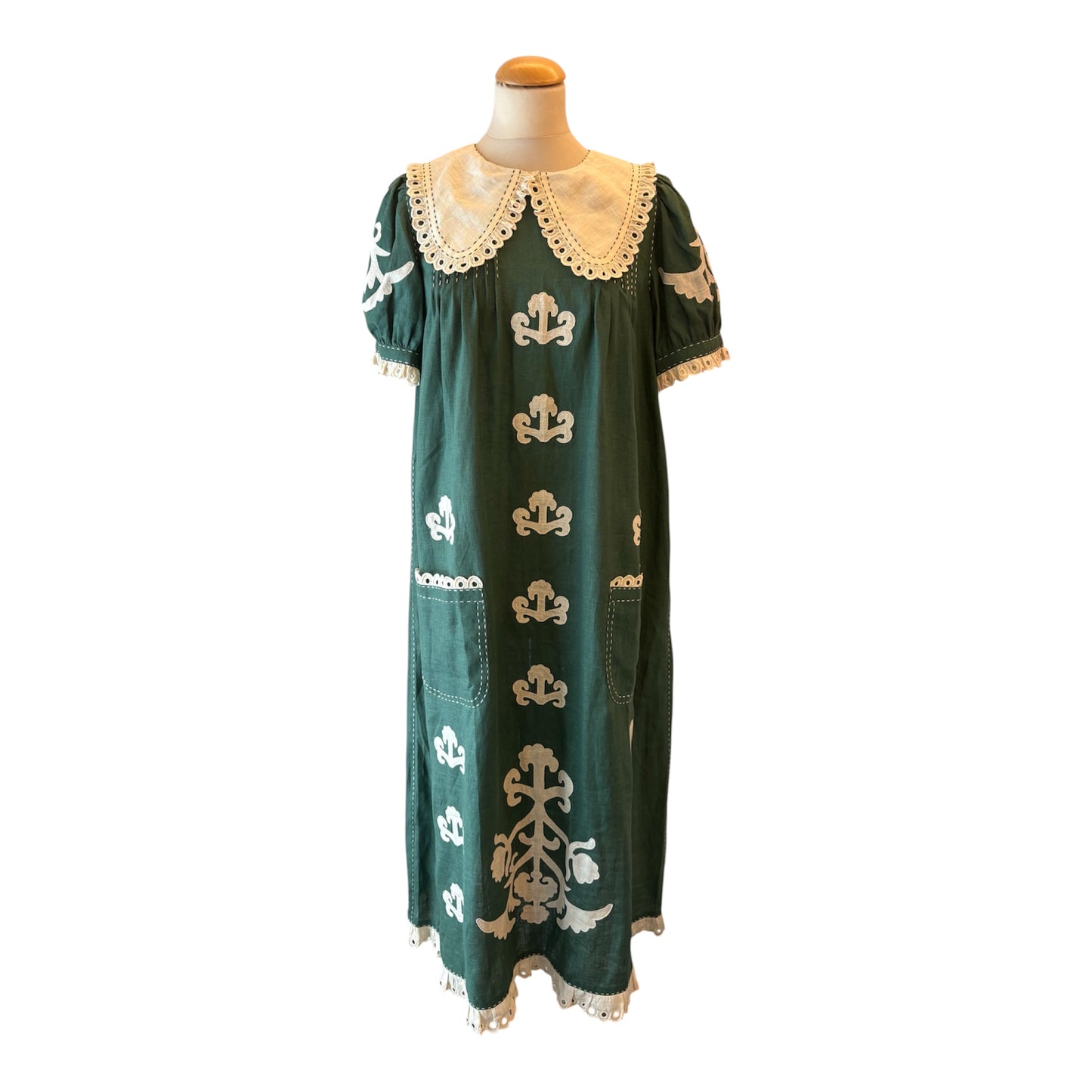 VITA KIN Daisy Midi Dress Green Size S