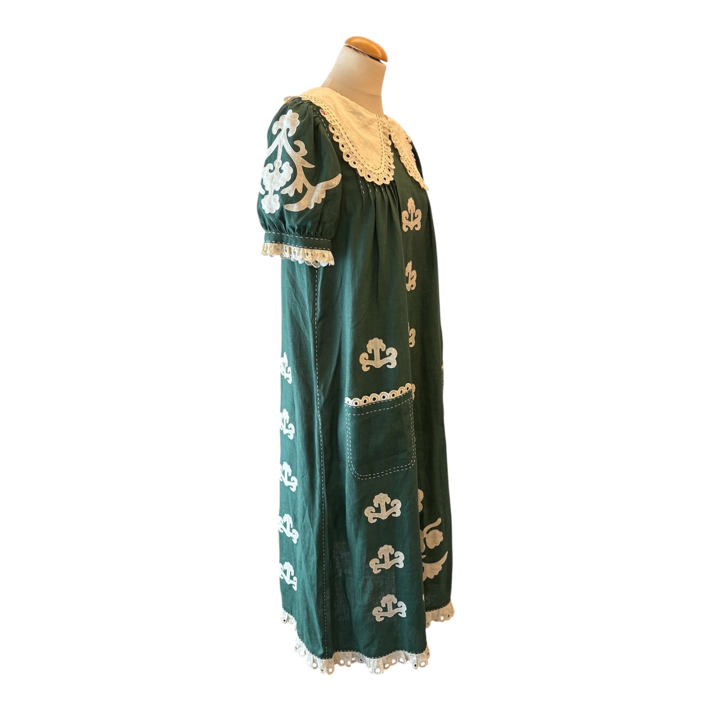 VITA KIN Daisy Midi Dress Green Size S