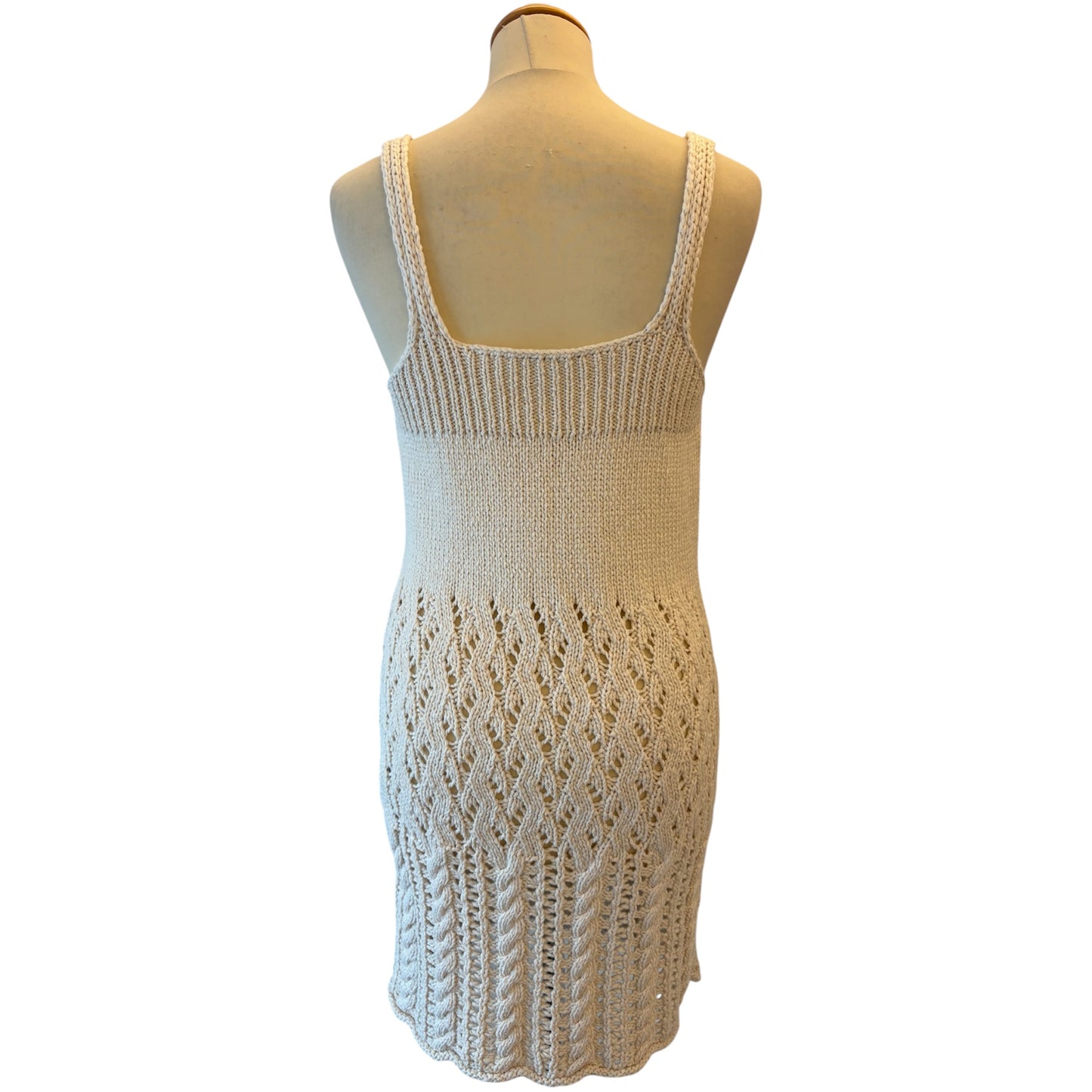 ACNE STUDIOS Knit Cotton Mini Dress Size S