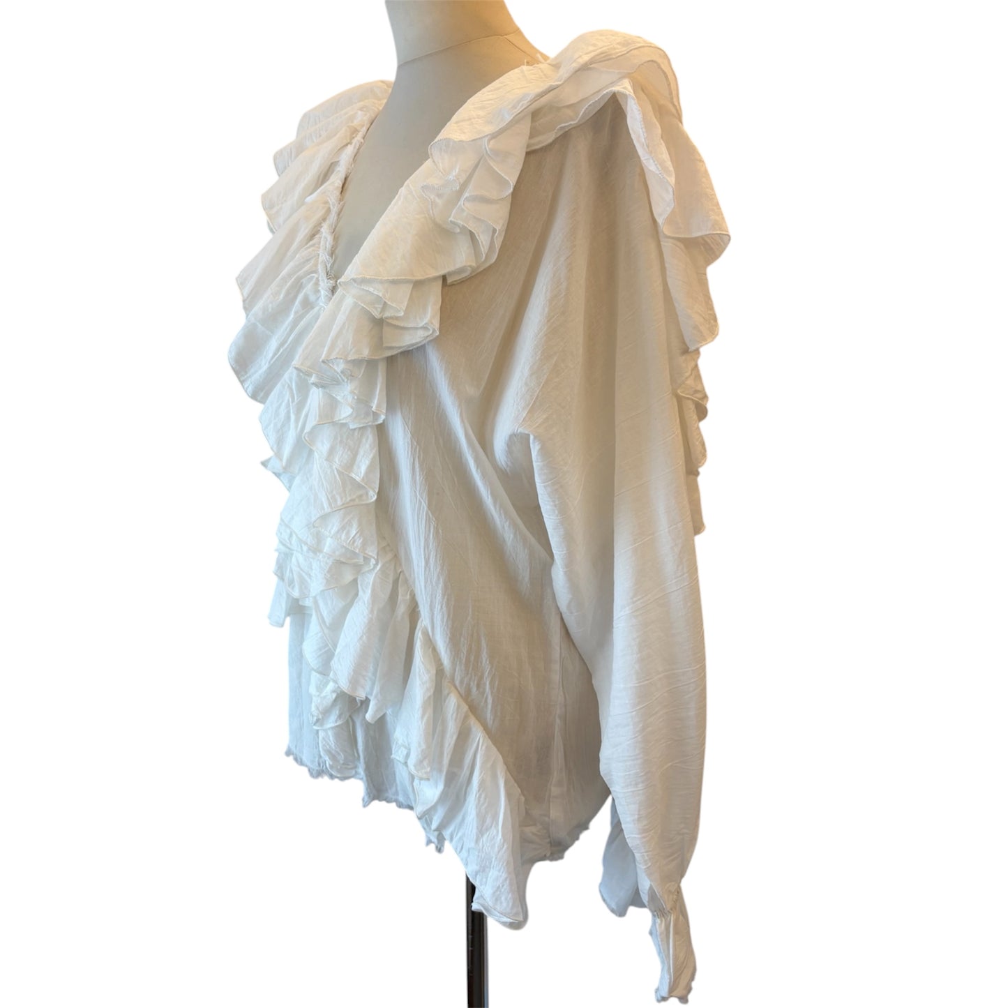 A PERFECT NOMAD Cotton White Blouse Size S