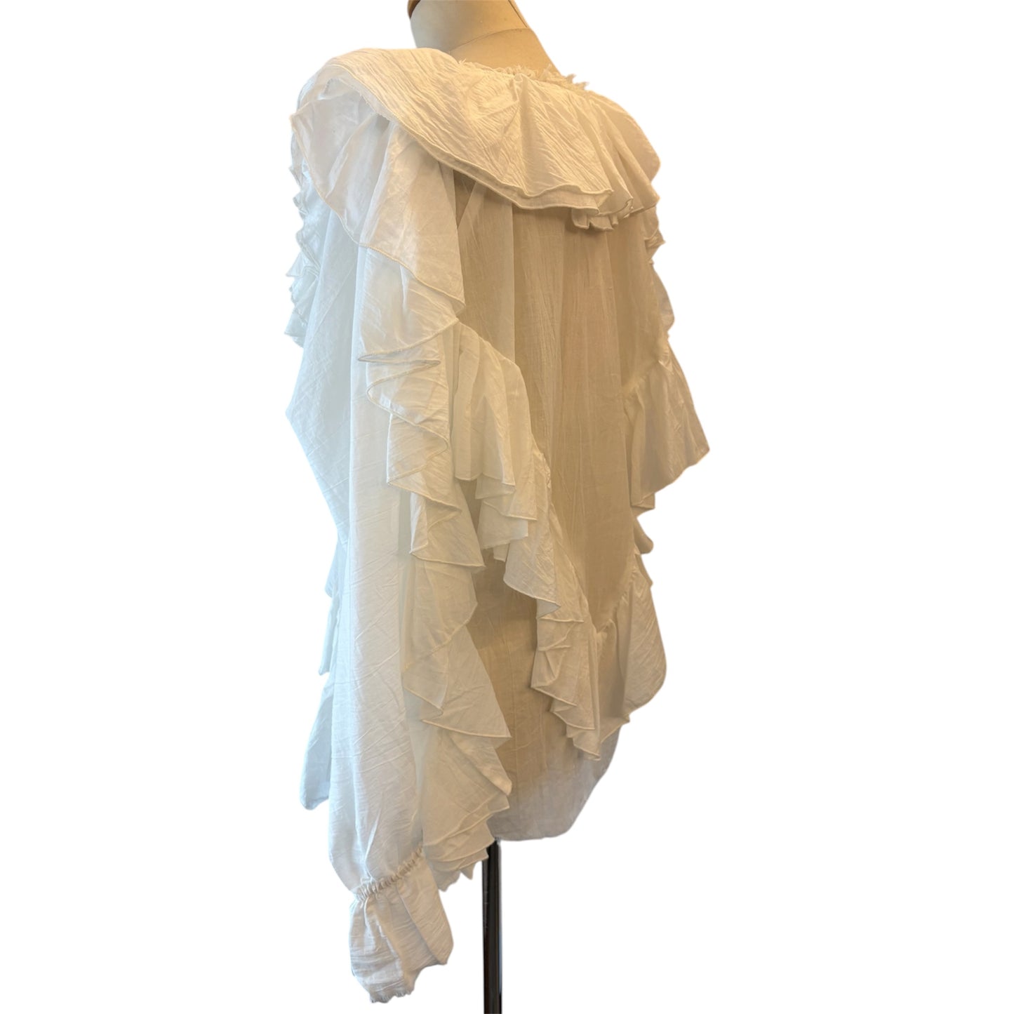A PERFECT NOMAD Cotton White Blouse Size S