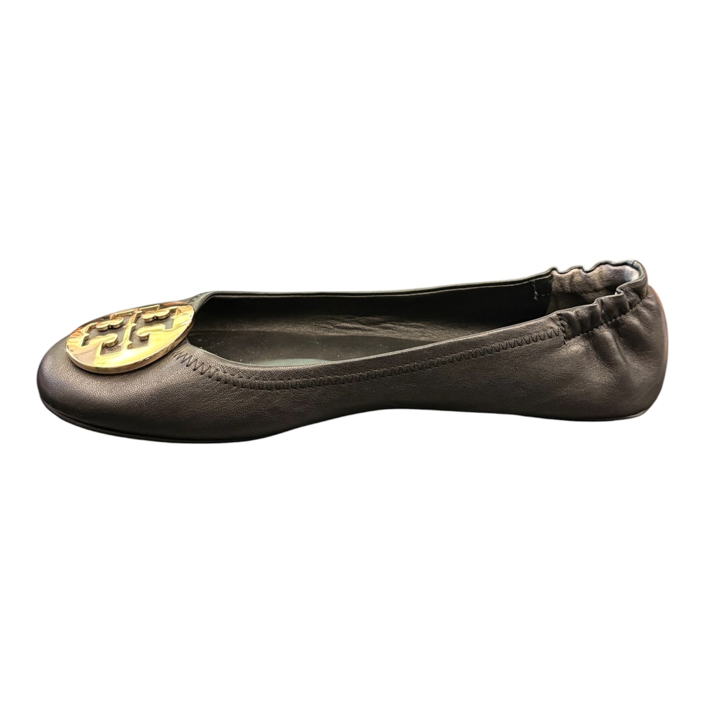 TORY BURCH Minnie Travel Ballet Flats Black Size US 8.5 EU 38.5/39
