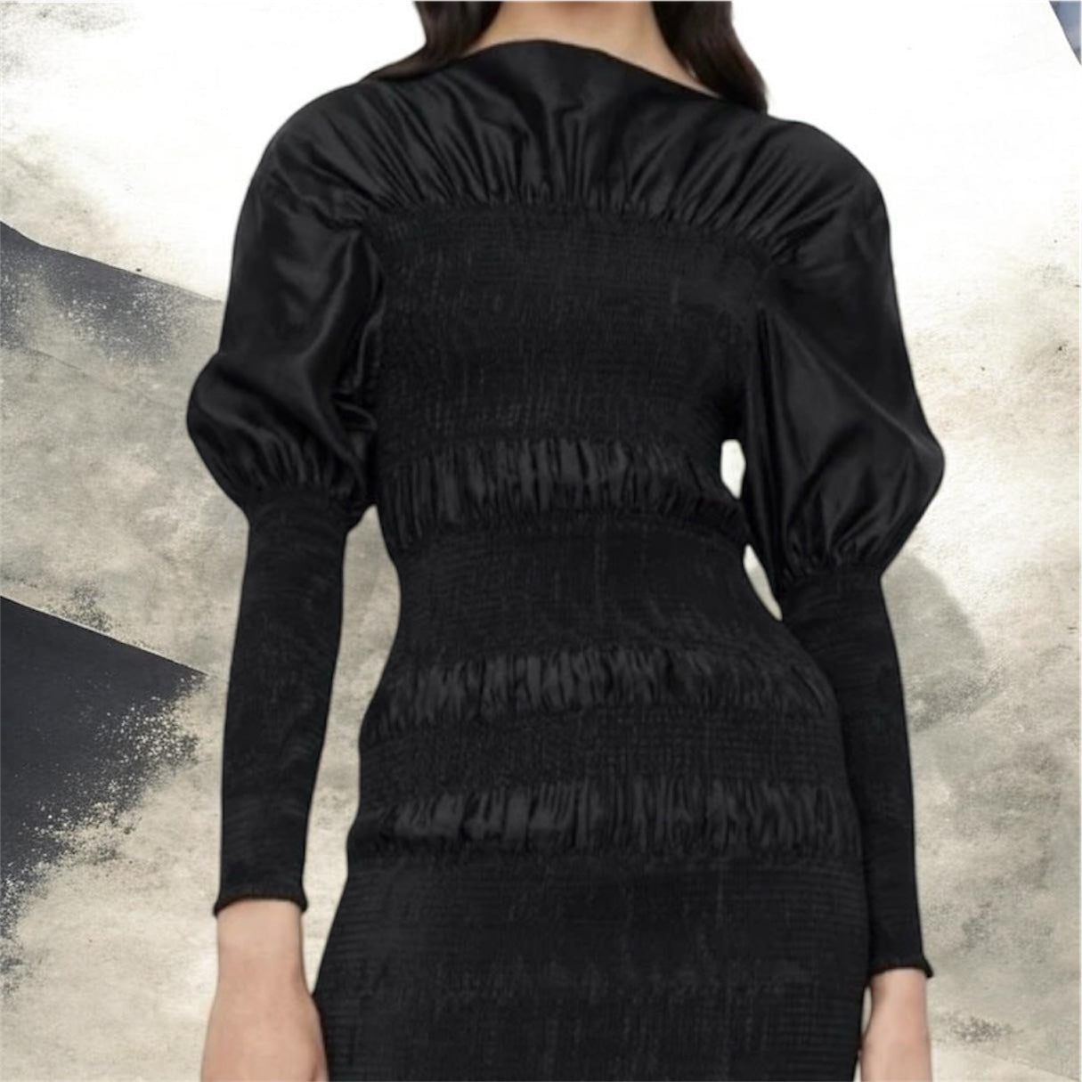 TOTÊME Coripe Silk Long Dress Black Size M