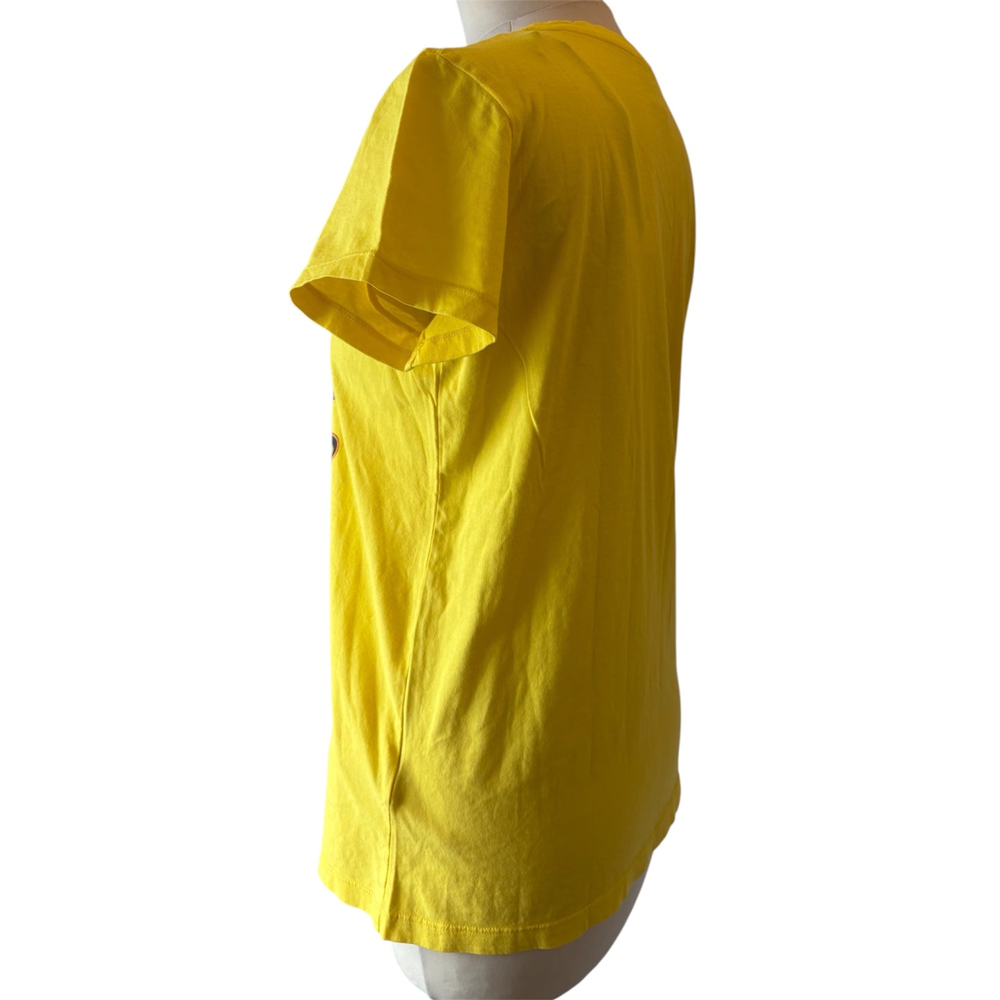 M MISSONI Sport Compass Logo Graphic T-Shirt- Yellow Size S