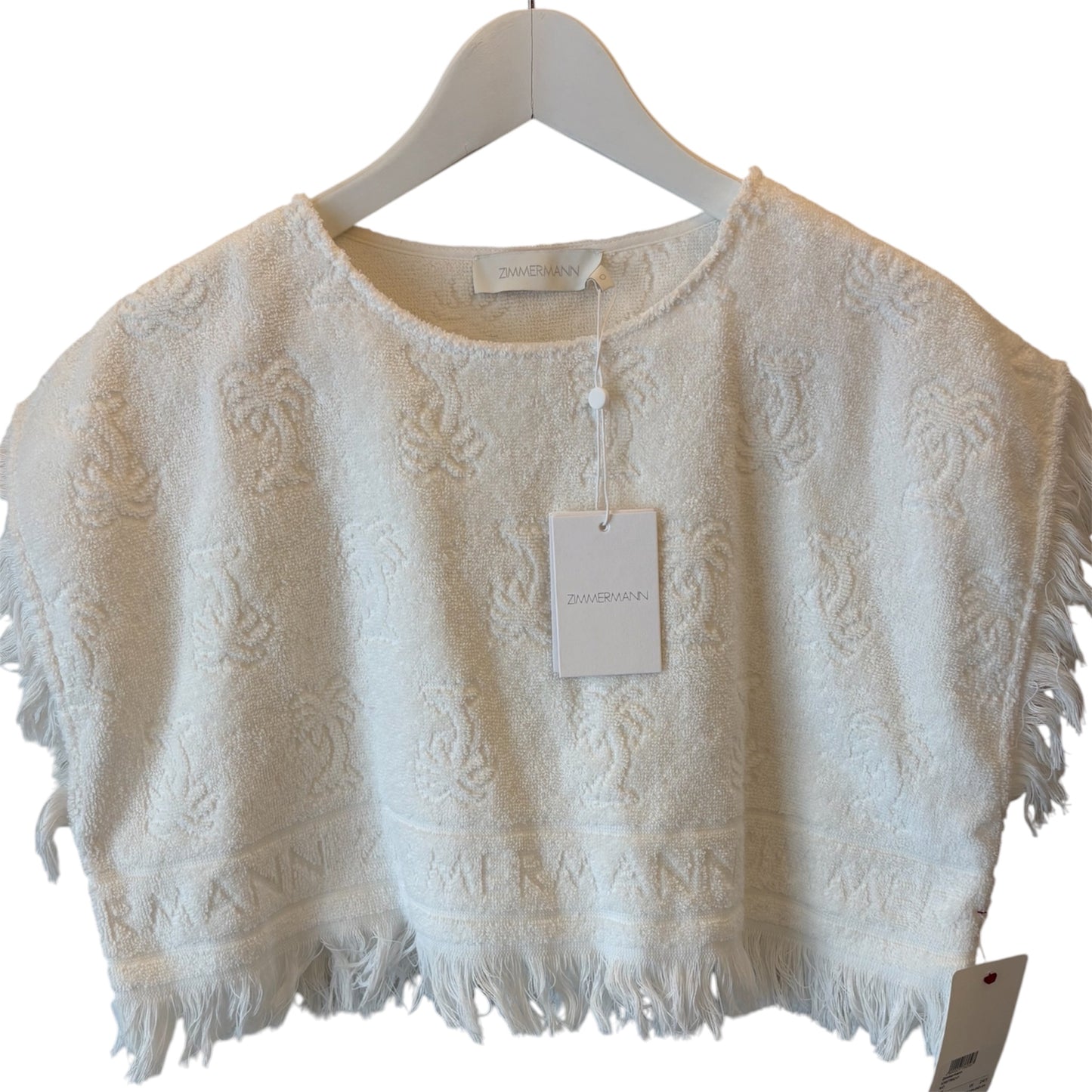 ZIMMERMANN Alight Toweling Shorts & Crop Top Size 0/XS