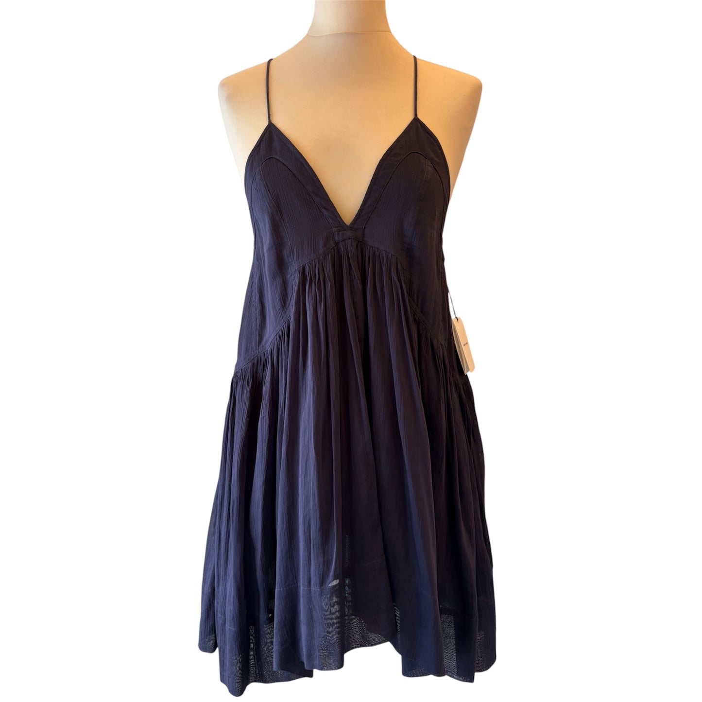 ISABEL MARANT Cotton-Silk Blend Mini Dress Size FR 36