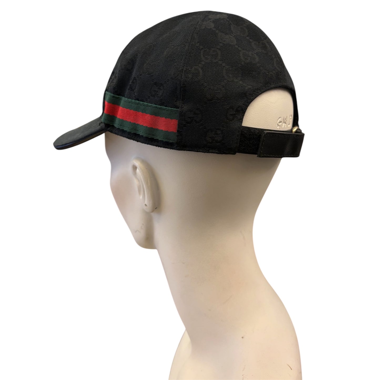 GUCCI Original GG Canvas Hat Black Size M