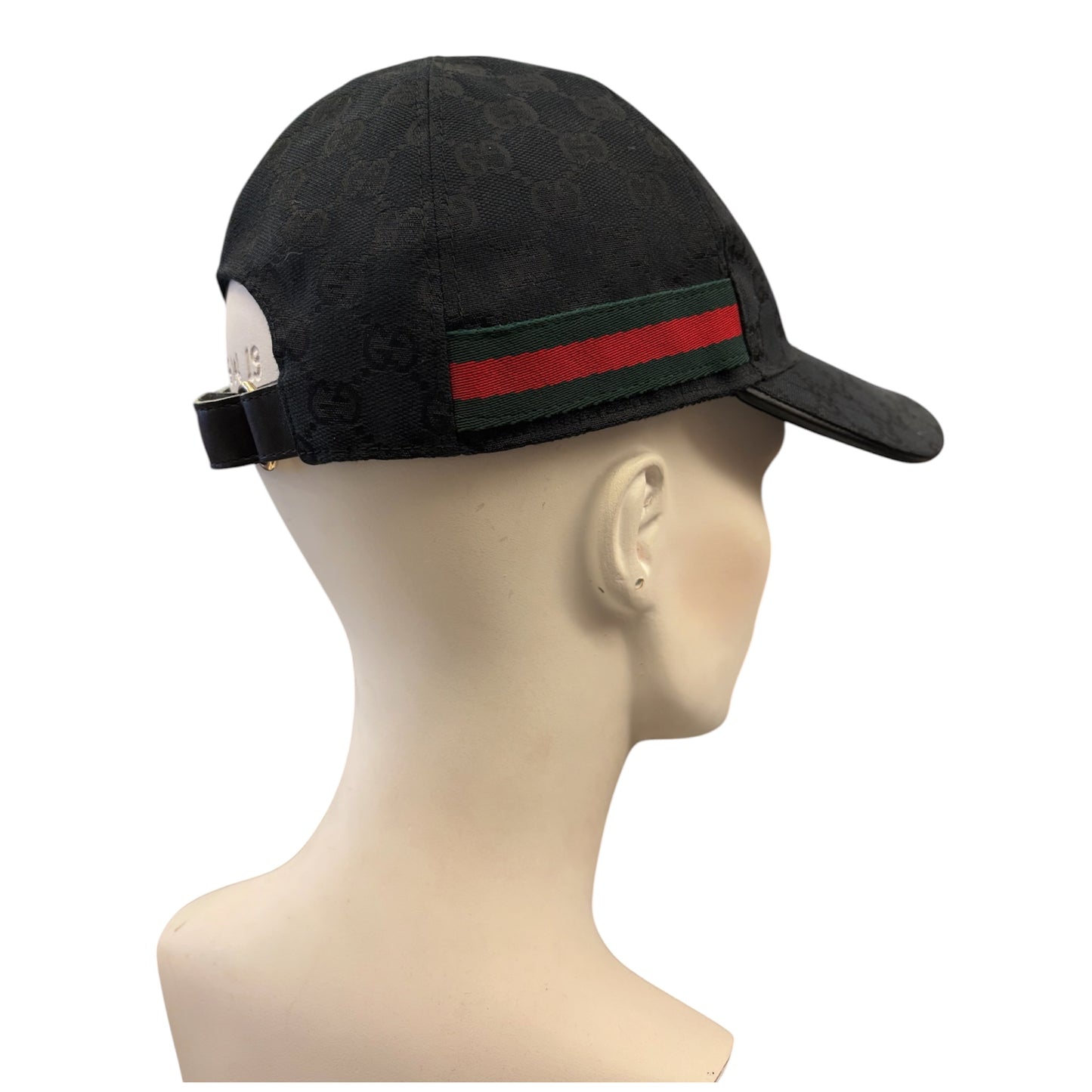 GUCCI Original GG Canvas Hat Black Size M