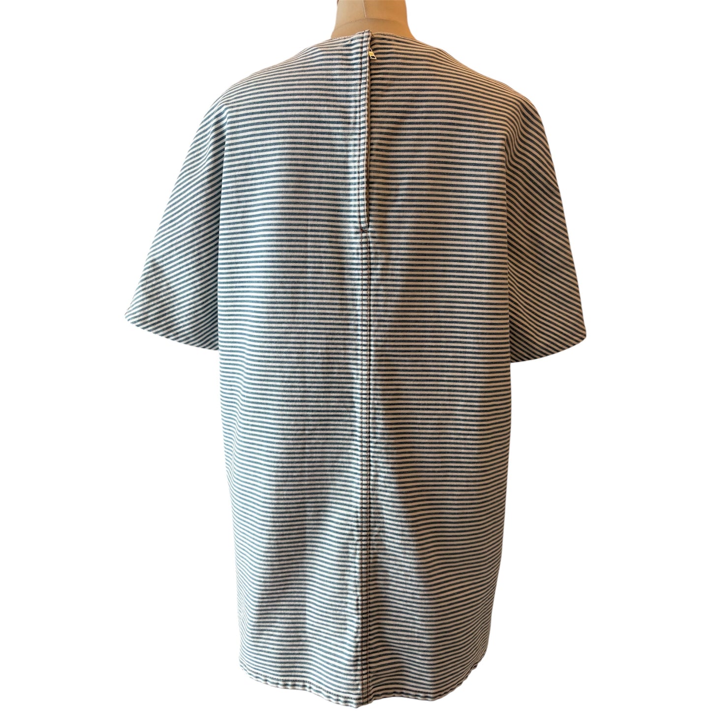 PRADA Striped Cotton Mini Dress Size IT 40