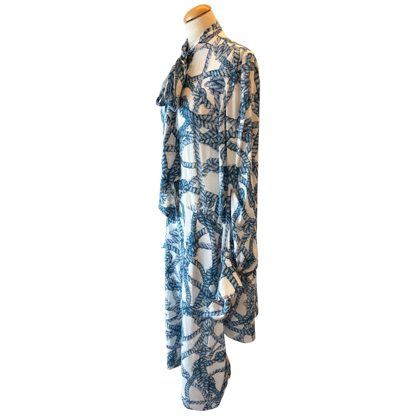 ROKH Printed Silk Dress Size 36