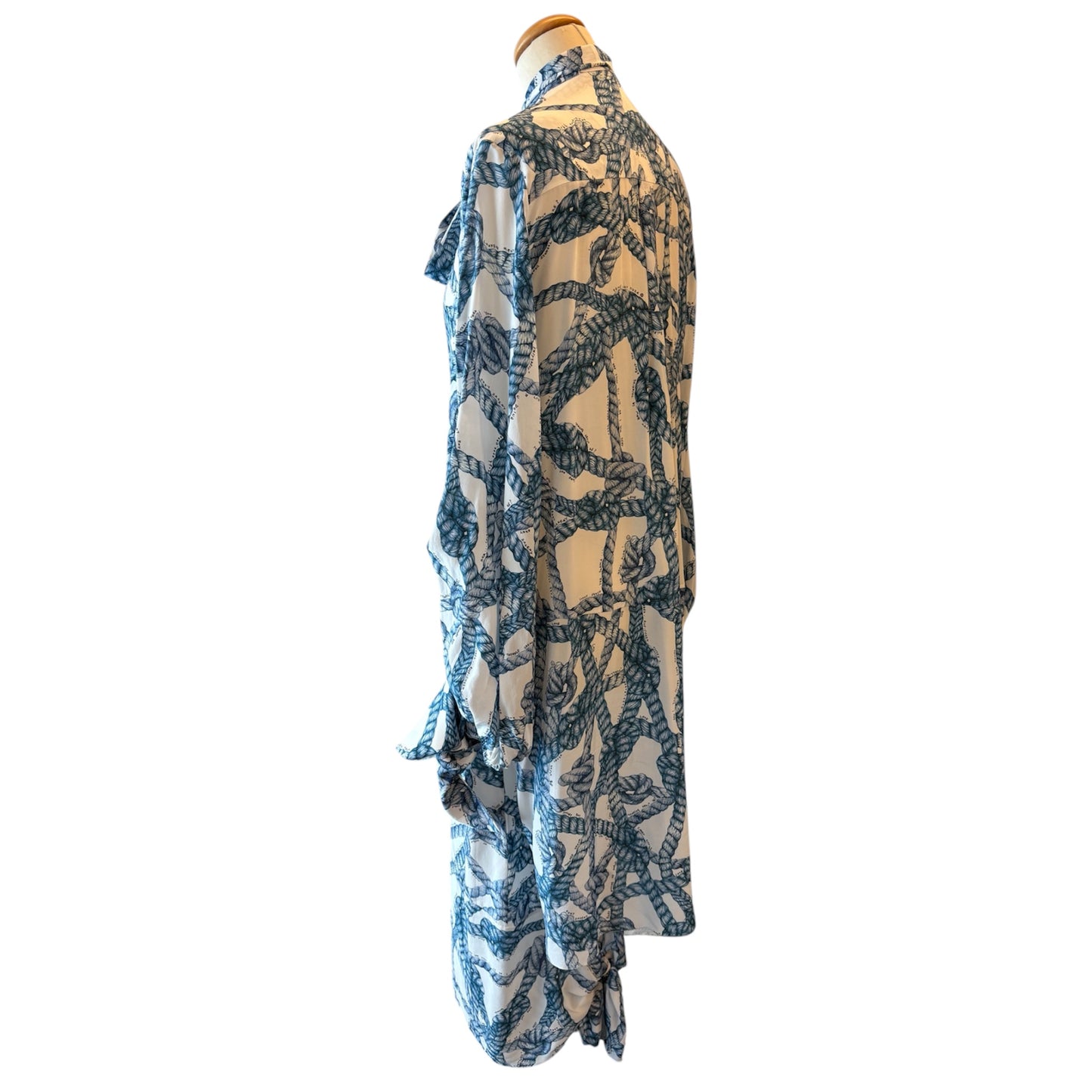 ROKH Printed Silk Dress Size 36