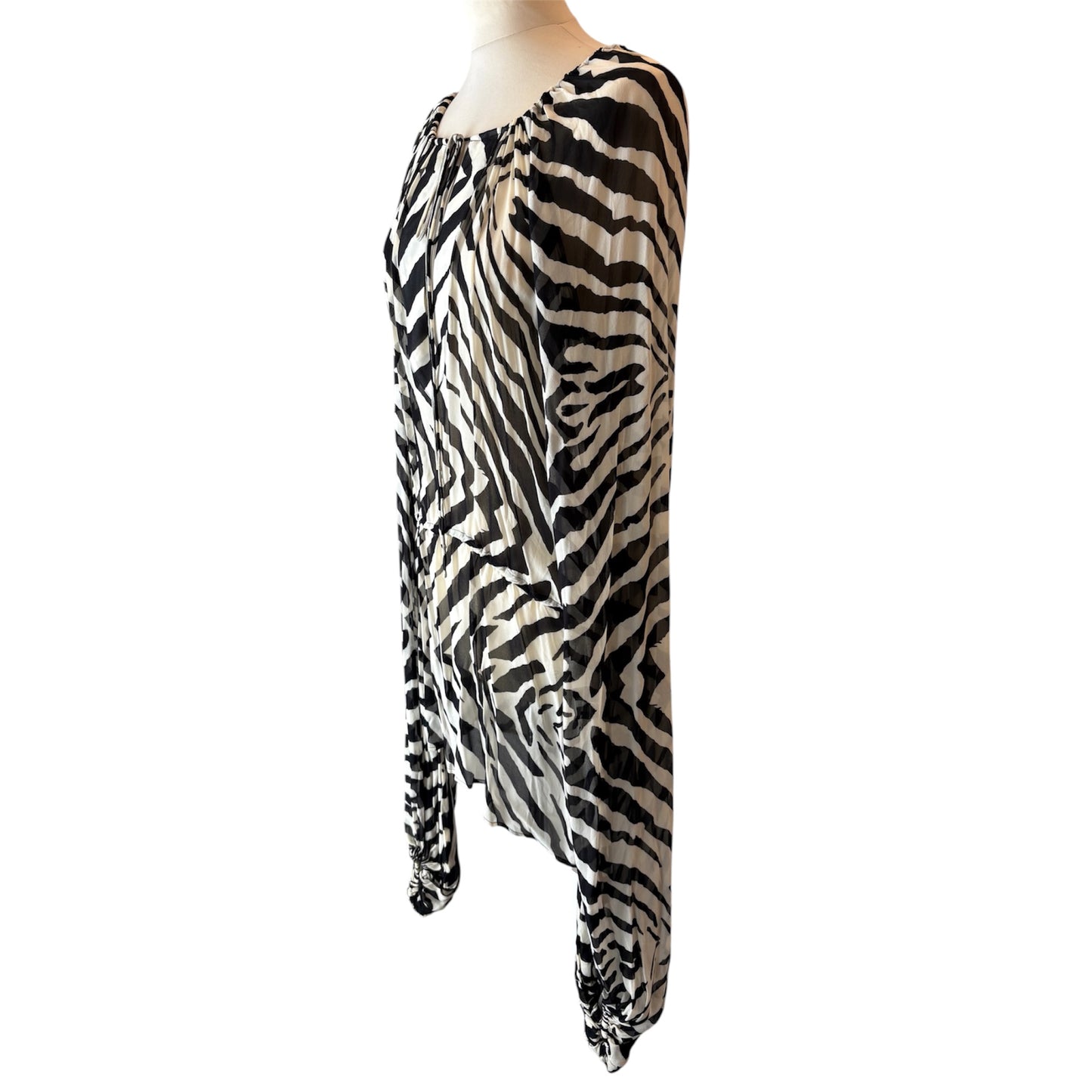 RAT & BOA Kikka Mini Dress - Zebra Print Size S