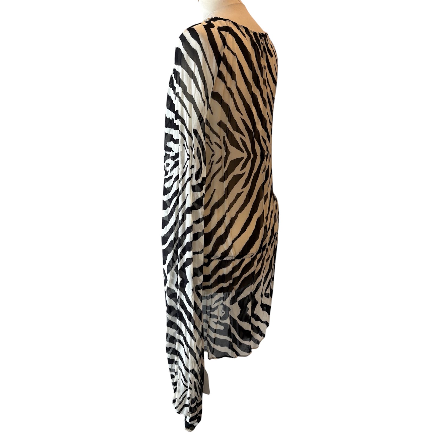 RAT & BOA Kikka Mini Dress - Zebra Print Size S