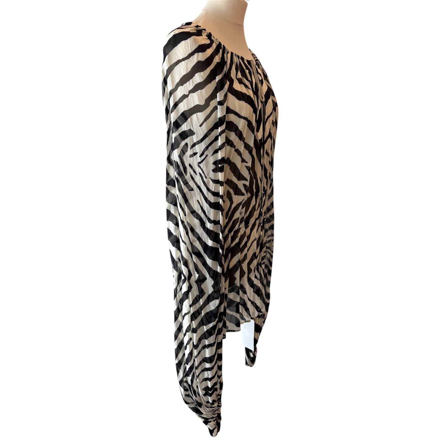 RAT & BOA Kikka Mini Dress - Zebra Print Size S