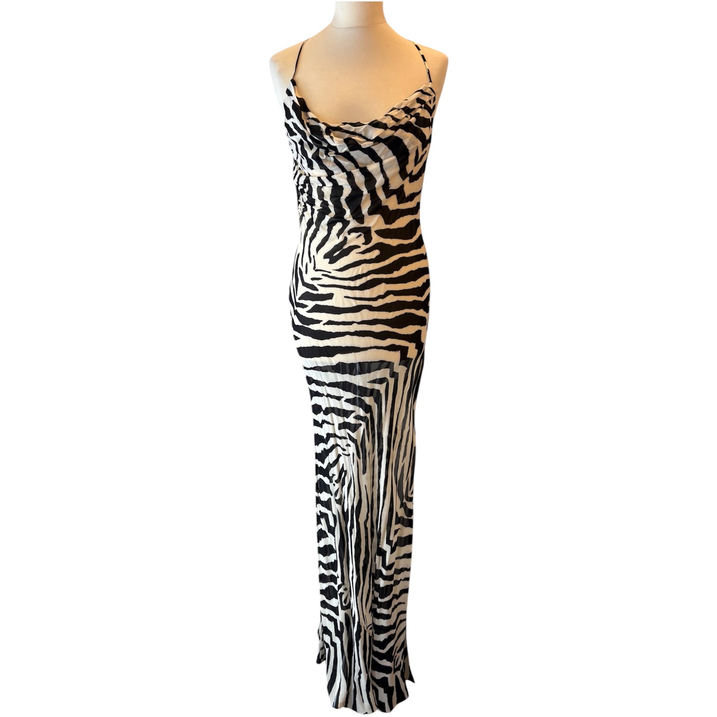 RAT & BOA Zinnia Maxi Dress - Zebra Print Size S
