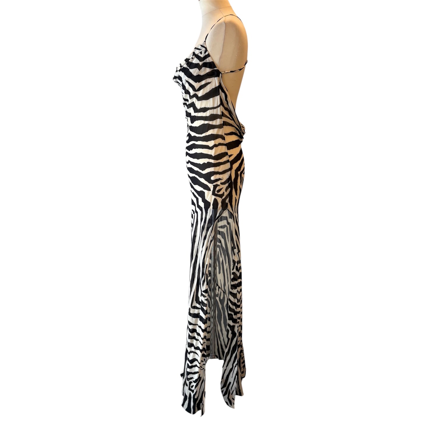 RAT & BOA Zinnia Maxi Dress - Zebra Print Size S