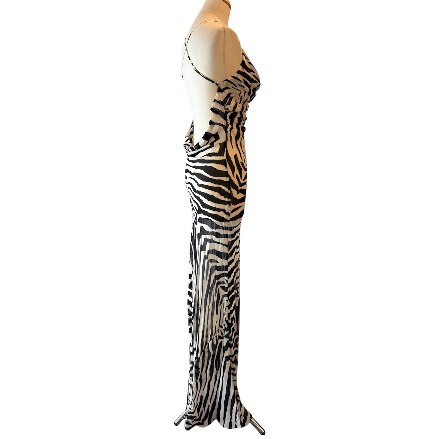 RAT & BOA Zinnia Maxi Dress - Zebra Print Size S