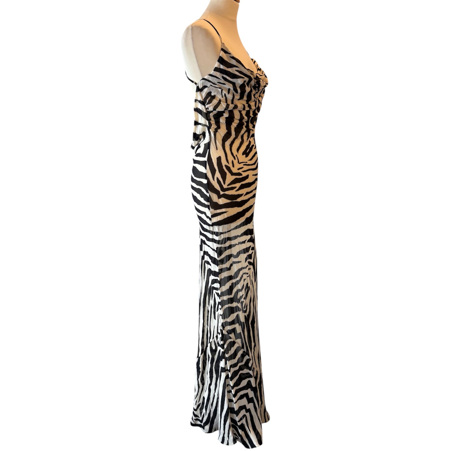 RAT & BOA Zinnia Maxi Dress - Zebra Print Size S