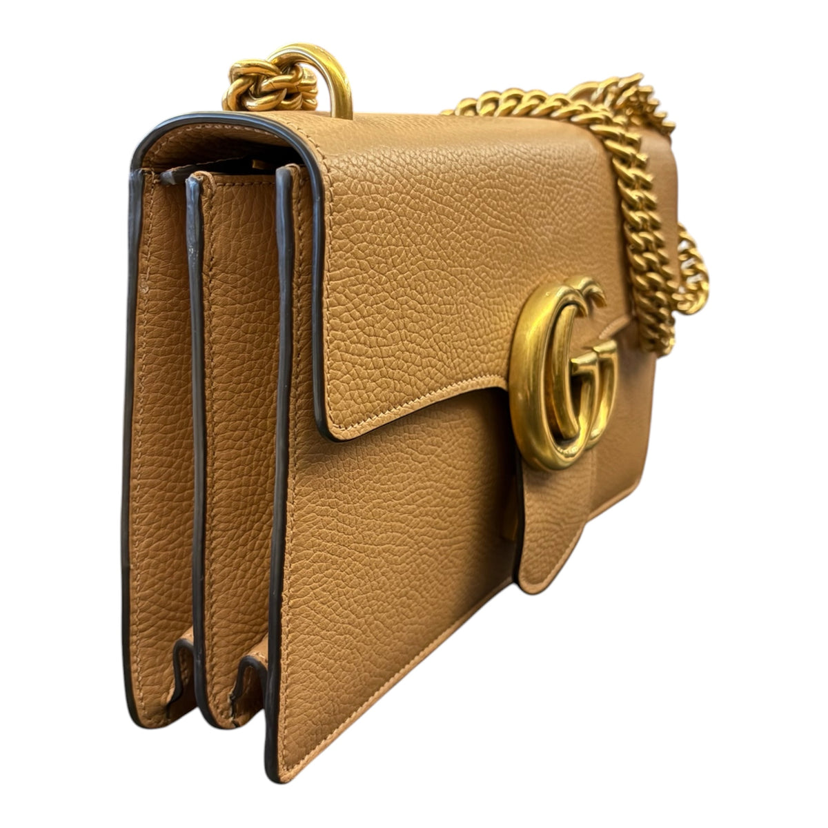GUCCI GG Marmont Chain Flap Shoulder Bag