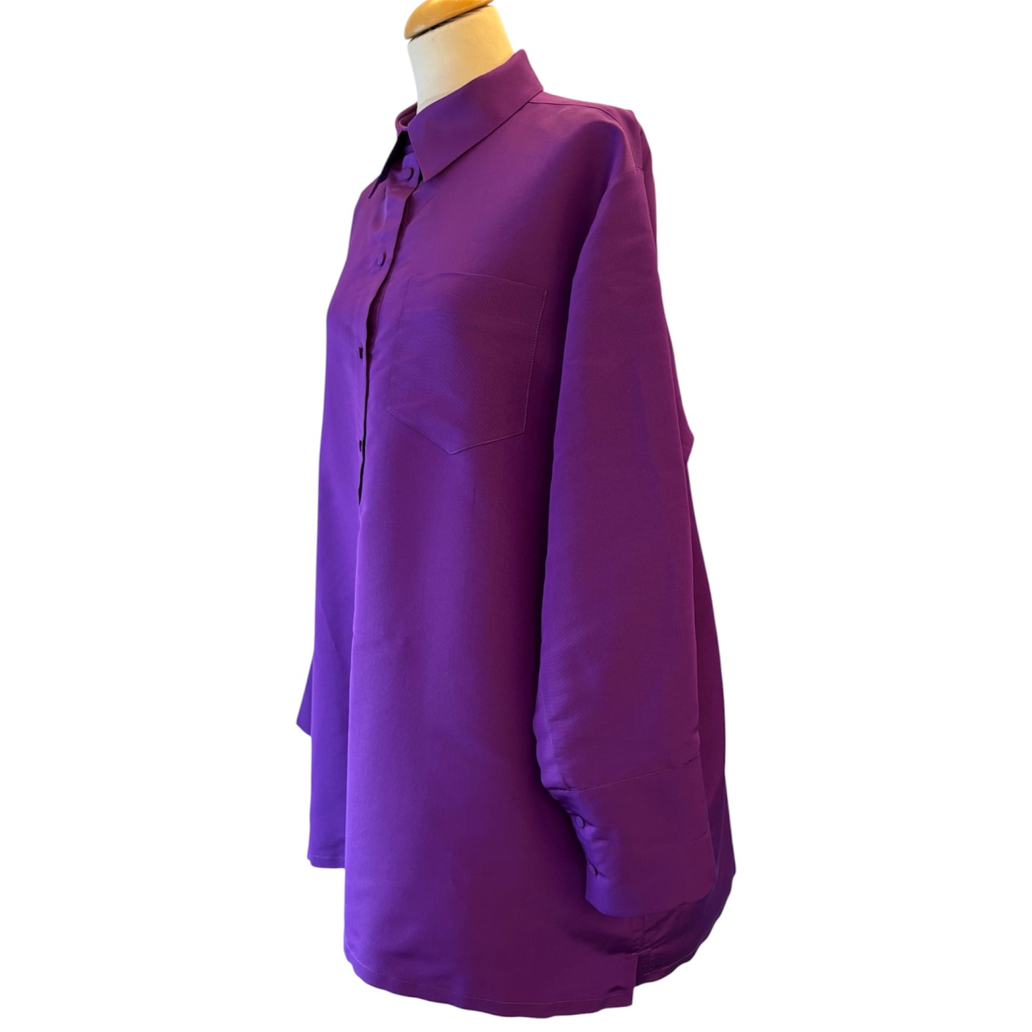 VALENTINO Couture Oversized Silk Blouse/ Dress Size IT 38