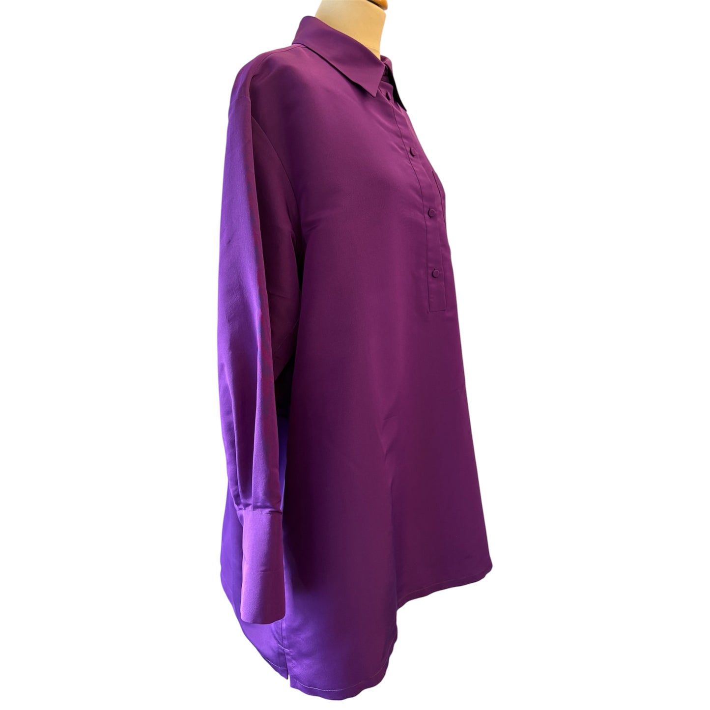 VALENTINO Couture Oversized Silk Blouse/ Dress Size IT 38