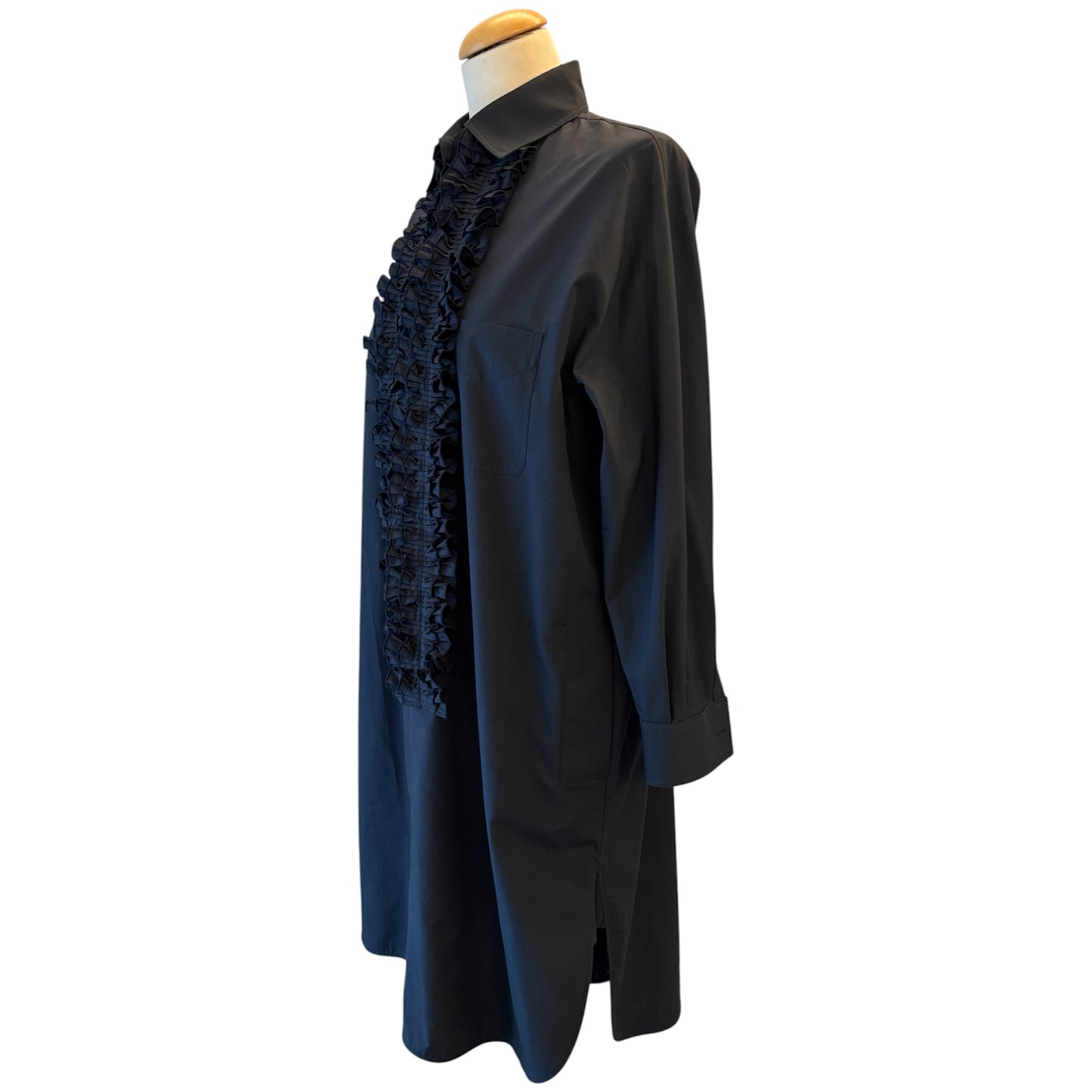 MAX MARA Ruffled Shirt Dress Size EU 40