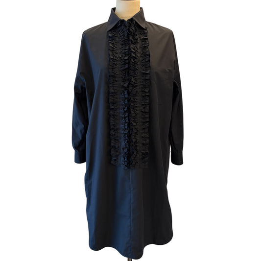MAX MARA Ruffled Shirt Dress Size EU 40