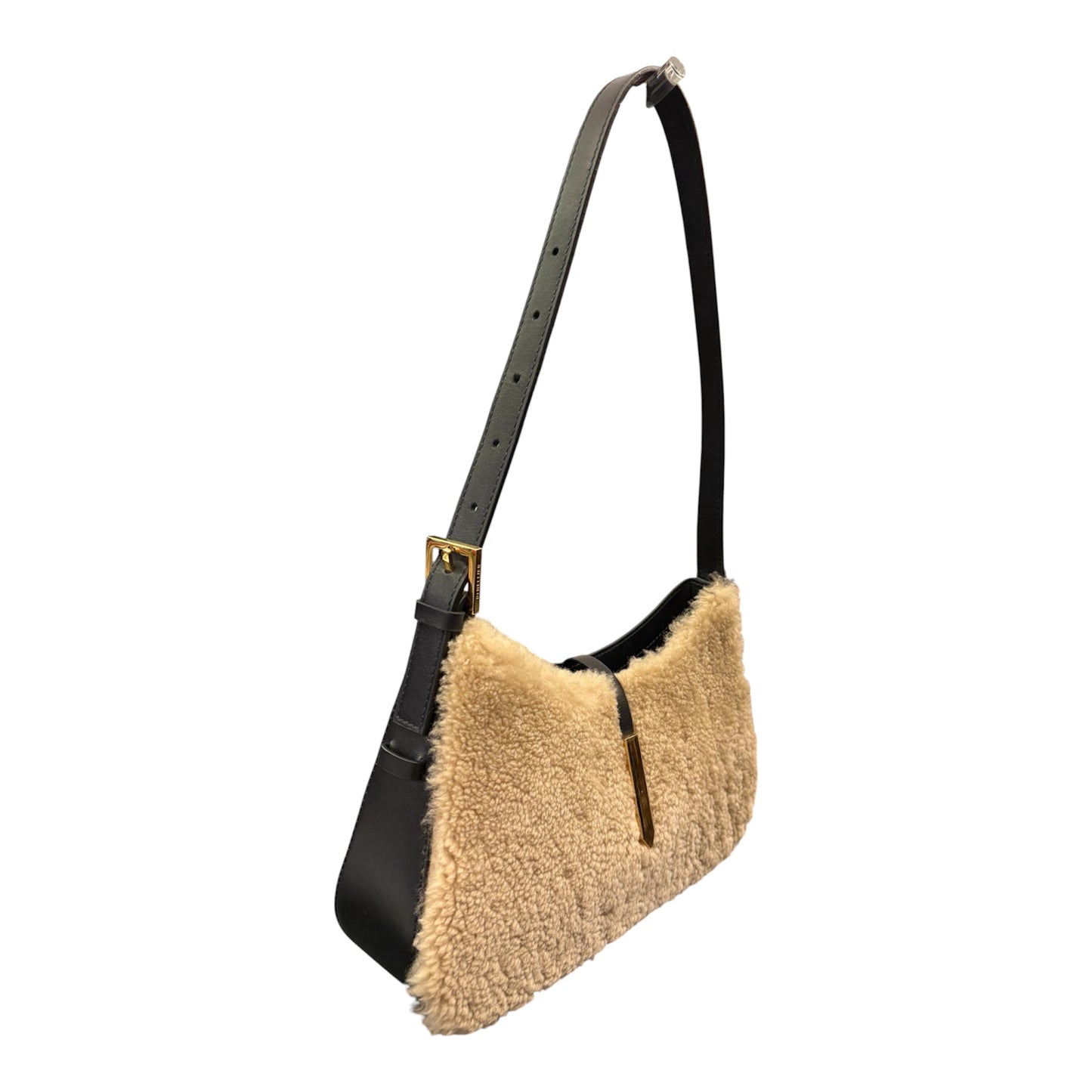 DEMELLIER The Tokyo Shearling Shoulder Bag