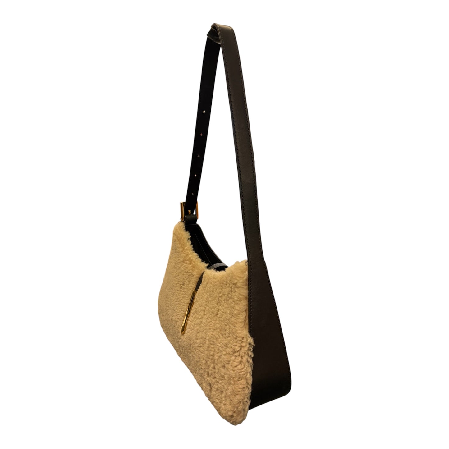DEMELLIER The Tokyo Shearling Shoulder Bag