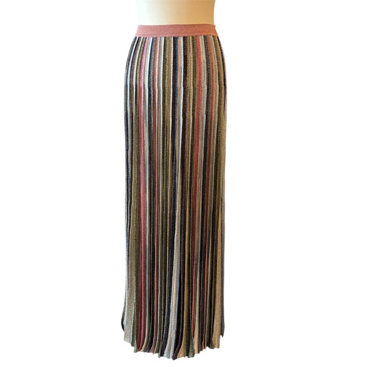 MISSONI Striped Knit Maxi Skirt Size IT 40