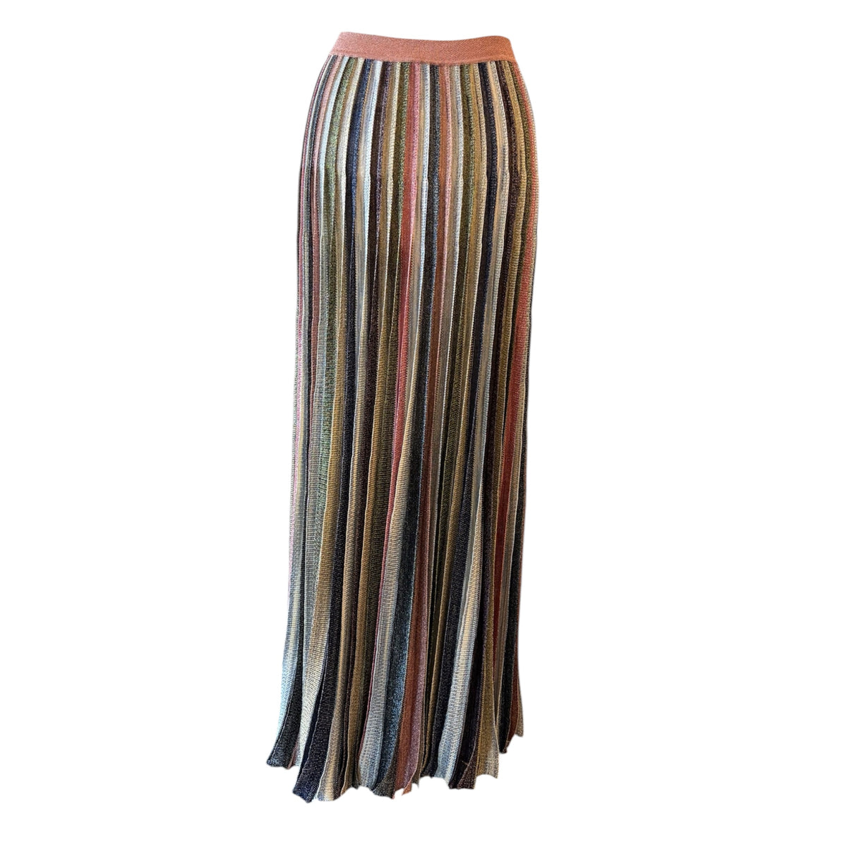 MISSONI Striped Knit Maxi Skirt Size IT 40