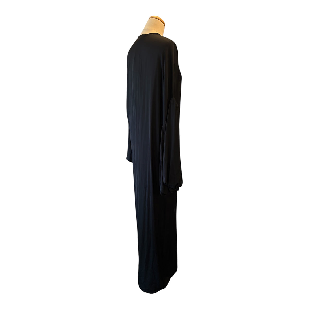 HELSA (NWT) Serafina Silk Maxi Dress - Black Size XS