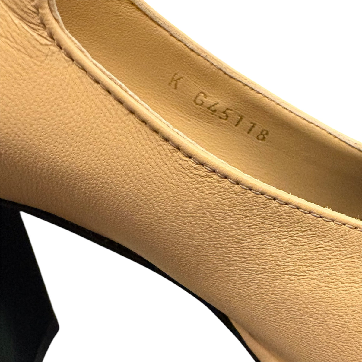 CHANEL Two-Tone Block Heel Mary Janes Size 40